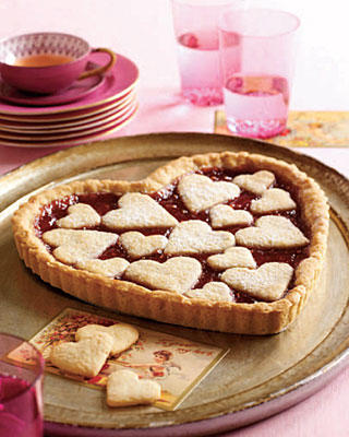 Crostata di marmellata romantica