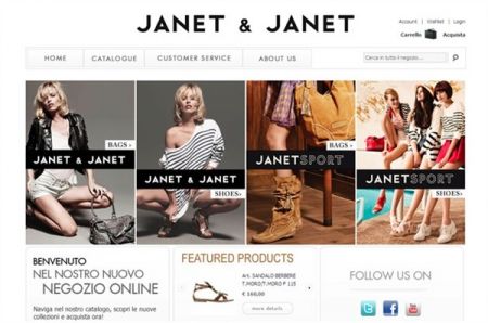 Janet & Janet, da oggi in vendita anche sull’e-shop