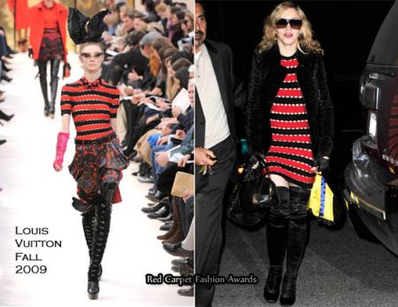 Madonna veste Louis Vuitton: pace fatta con Marc Jacobs?