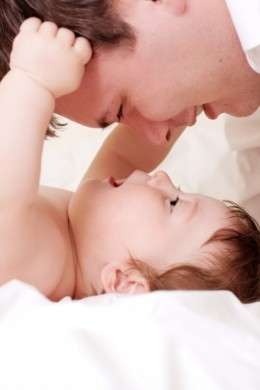 papa e neonato