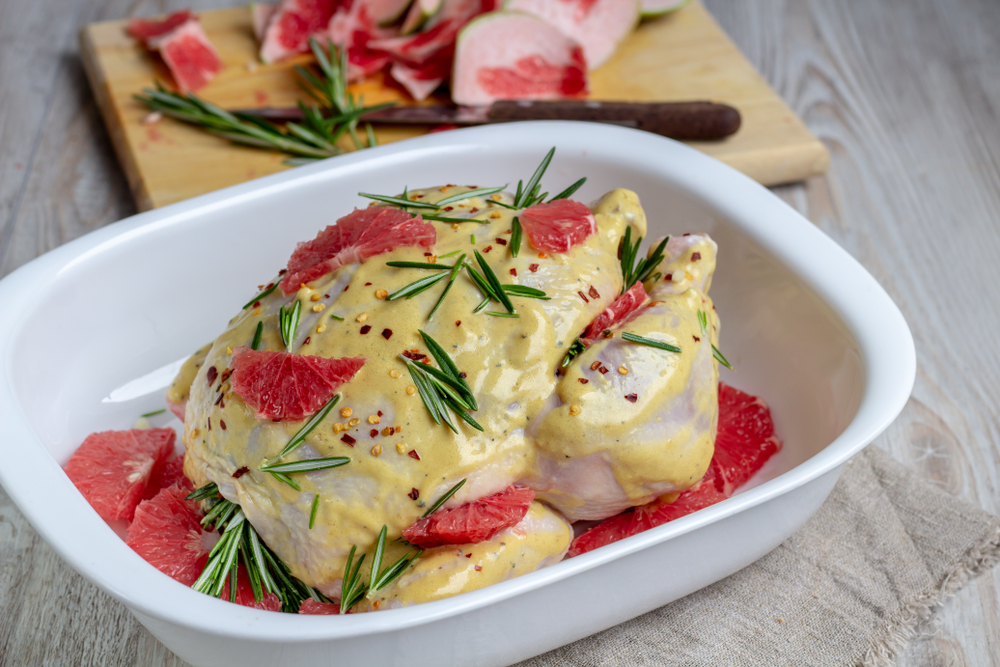 Ricette secondi: tacchino al pompelmo