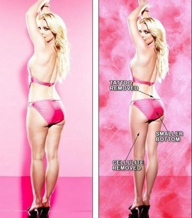 Britney Spears: prima e dopo Photoshop!