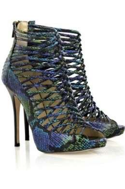 Scarpe Jimmy Choo, gli shoe boot in serpente