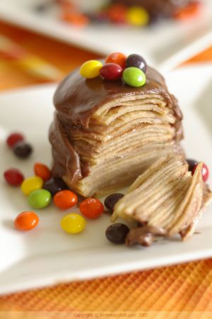 Ricette Dolci: mini crepes al cioccolato