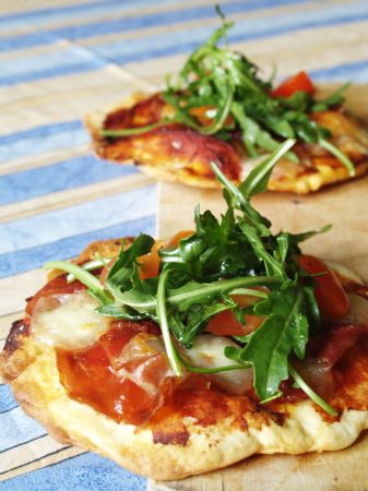 pizzette rucola scamorza