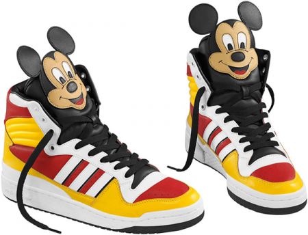 Sneakers Adidas Originals by Jeremy Scott con Topolino