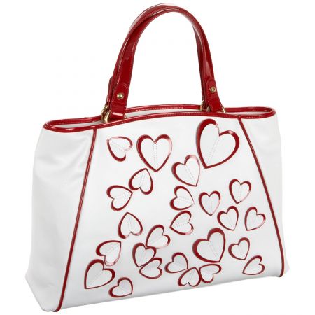 Borse Moschino, tote con i cuoricini rossi