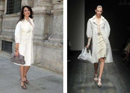 Ferragamo: il total look di Maria Grazia Cucinotta