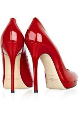 Scarpe Jimmy Choo, dècolletes rosso fuoco