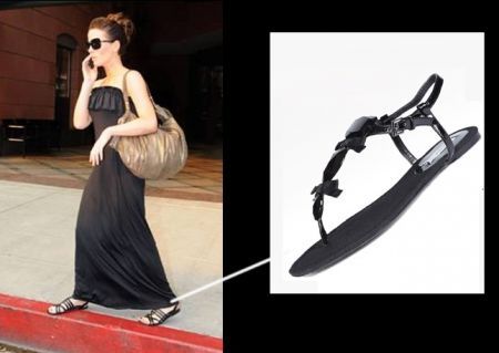 Zara scarpe, Kate Beckinsale con sandali ultra flat