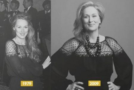 Meryl Streep: bellezza naturale o rifatta?