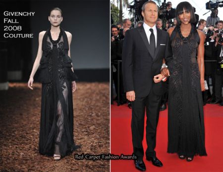 Festival di Cannes: Naomi Campbell in Givenchy Couture