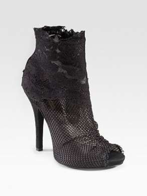 Scarpe Dolce & Gabbana, Peep-Toe Ankle Boots