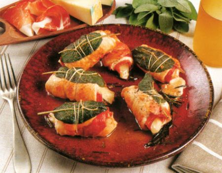 Ricette dietetiche: rotolini di peperone e scamorza