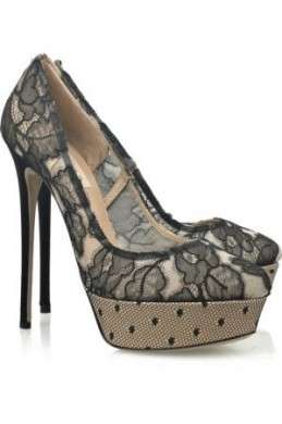 Scarpe Valentino, Lace Platform Pumps