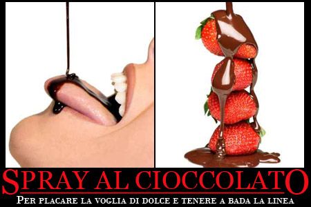 Calorie: arriva lo spray al cioccolato che non ingrassa