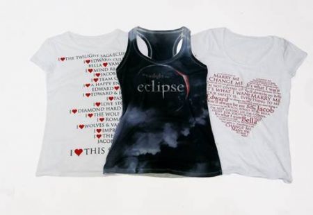 Bershka: le t-shirt dedicate a Eclipse