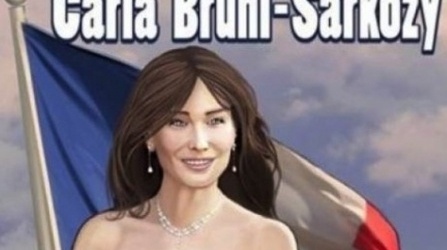 Carla Bruni diventa un fumetto