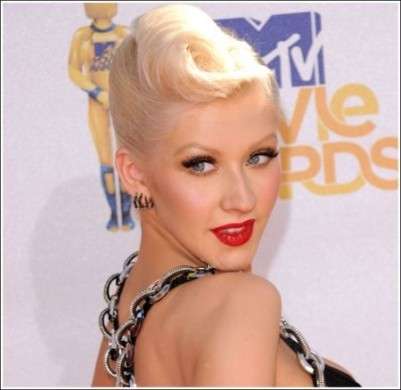 Christina Aguilera: make up agli MTV Movie Awards