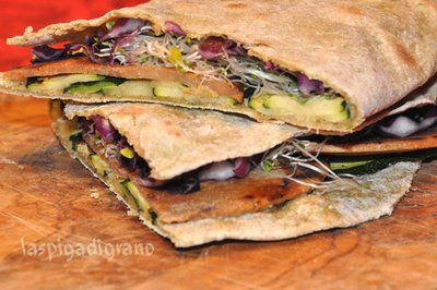 Ricette light: la piadina vegetariana