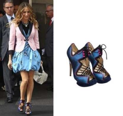 Sarah Jessica Parker e la sua passione per i sandali Nicholas Kirkwood