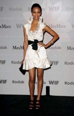 Max Mara: l’abito chic di Zoe Saldana