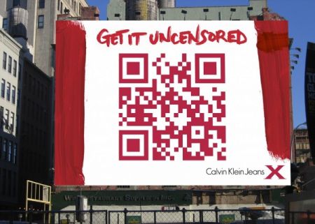 Calvin Klein Jeans, la campagna in QR code