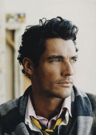 Il modello David Gandy blogger per Vogue UK