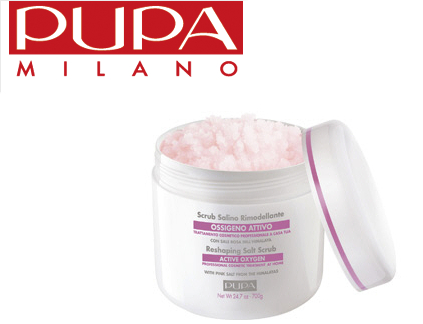 pupa scrub ossigeno attivo