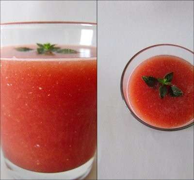 Ricette estive light: minestra fredda di melone e anguria