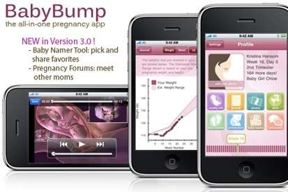 Gravidanza: ecco l’applicazione iPhone BabyBump!