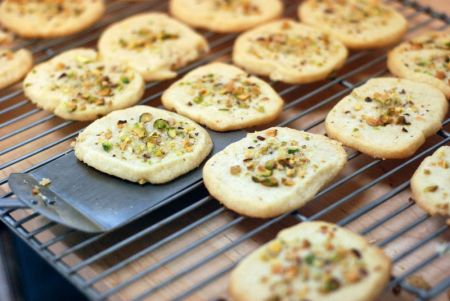 Ricette dolci: biscotti limone e pistacchio