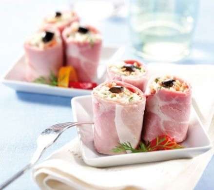 Involtini prosciutto cotto