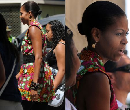 Michelle Obama veste Jean Paul Gaultier