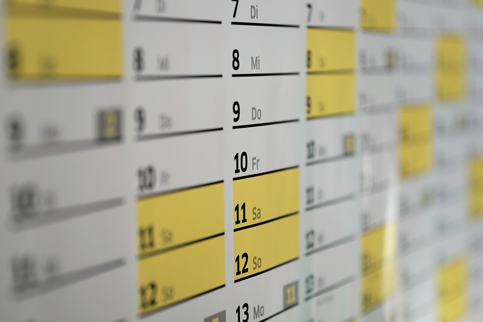 Filastrocca dei mesi, per imparare il numero dei giorni