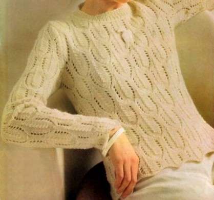 Pullover con trafori