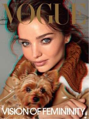 Miranda Kerr in versione 3D per Vogue