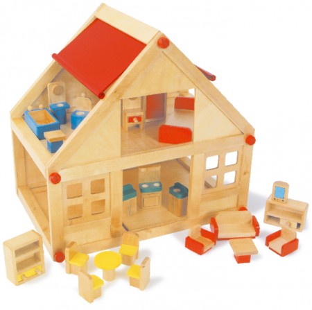 Casa delle bambole in legno: come costruirla