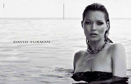 Kate Moss posa per David Yurman