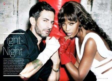 Marc Jacobs e Naomi Campbell su Stern magazine