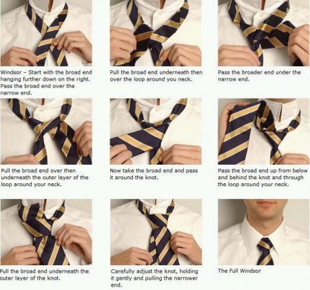 Nodo alla cravatta in 10 secondi, le istruzioni