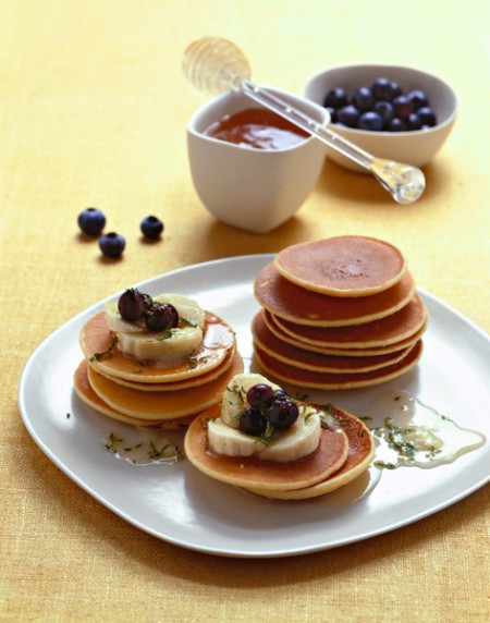 Ricette colazione: pancakes al miele