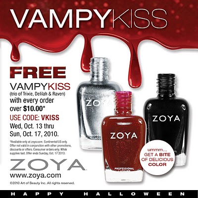 Trucco Halloween: smalto Zoya Vampy Kiss