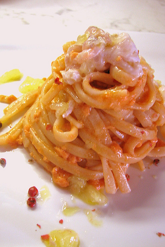 Ricette light: tagliolini con gli scampi