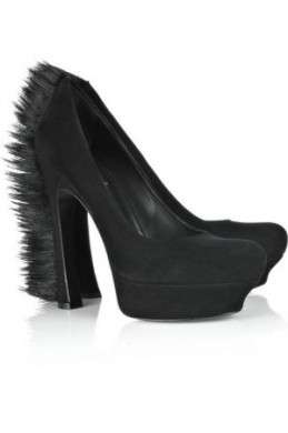 Scarpe Yves Saint Laurent, Palais Mohawk suede pumps