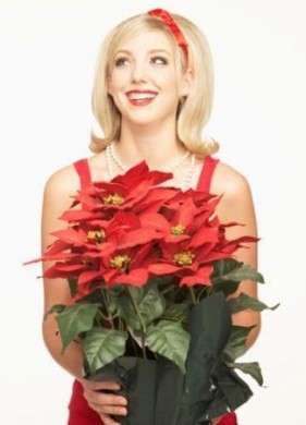 donna con stella natale