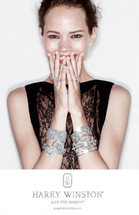 Freja Beha Erichsen: un sorriso per Harry Winston