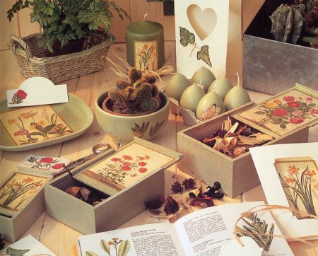 Decoupage su legno