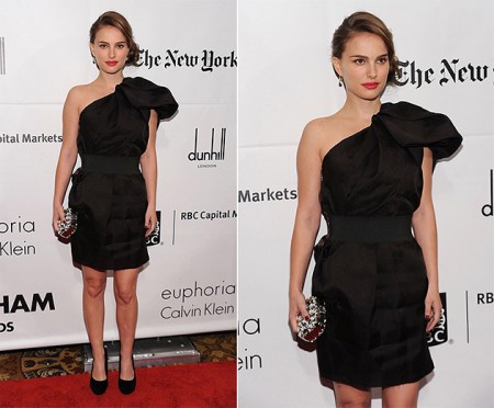 Natalie Portman con un abito Lanvin for H&M