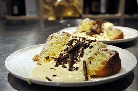 pandoro con crema